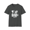 Abstract Letter Shapes V8 | Unisex Soft Style Tee T-Shirt | Embrace Your Vibe