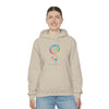 Chill Stitch – Peace Live Frog Tie-Dye - Unisex Hooded Hoodie Sweatshirt – Embrace Your Vibe