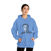 Bill Gates | Unisex Hooded Hoodie Sweatshirt | Embrace Your Vibe | Calligram Word Design