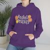 Chill Stitch – Radiate Positivity - Unisex Hooded Hoodie Sweatshirt – Embrace Your Vibe