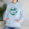 Beach Sweatshirt | Tree of Life Palm Beach | Unisex Hooded Hoodie Sweatshirt