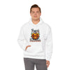 Halloween Sweatshirt | Happy Halloween Scary Pumpkin | Unisex Hooded Hoodie Sweatshirt