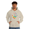 Chill Stitch –Tie-dye Peace Hand - Unisex Hooded Hoodie Sweatshirt – Embrace Your Vibe