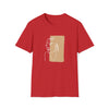 Abstract Line Face Shapes V7 | Unisex Soft Style Tee T-Shirt | Embrace Your Vibe