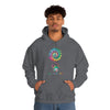 Chill Stitch – Peace Live Frog Tie-Dye - Unisex Hooded Hoodie Sweatshirt – Embrace Your Vibe