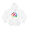 Chill Stitch – Girl Power Tie-Dye - Unisex Hooded Hoodie Sweatshirt – Embrace Your Vibe