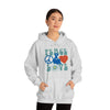 Chill Stitch – Peace & Love - Unisex Hooded Hoodie Sweatshirt – Embrace Your Vibe