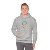 Chill Stitch – Peace Live Frog Tie-Dye - Unisex Hooded Hoodie Sweatshirt – Embrace Your Vibe
