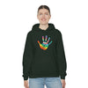 Chill Stitch –Tie-dye Peace Hand - Unisex Hooded Hoodie Sweatshirt – Embrace Your Vibe