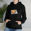 Pizza Scratch Record Player Sweatshirt | Abstract Unisex Hooded Hoodie Sweatshirt