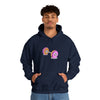 Doughnut Barbell Foodie Sweatshirt | Abstract Unisex Hooded Hoodie Sweatshirt