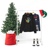 Chill Stitch –Tie-dye Peace Hand - Unisex Hooded Hoodie Sweatshirt – Embrace Your Vibe