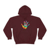 Chill Stitch –Tie-dye Peace Hand - Unisex Hooded Hoodie Sweatshirt – Embrace Your Vibe