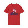 Donald Trump President | Unisex Soft Style Tee T-Shirt | Embrace Your Vibe | Calligram Word Design