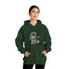 Ludwig van Beethoven Symphony Music | Unisex Hooded Hoodie Sweatshirt | Embrace Your Vibe | Calligram Word Design