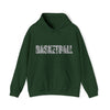 Basketball B-Ball Silhouette Sport | Unisex Hooded Hoodie Sweatshirt | Embrace Your Vibe
