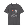 Abstract Sun Multiple Peaks Shapes V5 | Unisex Soft Style Tee T-Shirt | Embrace Your Vibe