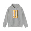 Abstract Shapes V1 Horizontal Scribe | Abstract | Minimalist | Modern Unisex Hooded Hoodie Sweatshirt | Embrace Your Vibe