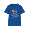 Abstract Lines Circles Shapes V2 | Unisex Soft Style Tee T-Shirt | Embrace Your Vibe