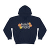 Chill Stitch – Radiate Positivity - Unisex Hooded Hoodie Sweatshirt – Embrace Your Vibe