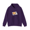 Pizza Scratch Record Player Sweatshirt | Abstract Unisex Hooded Hoodie Sweatshirt