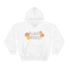 Chill Stitch – Radiate Positivity - Unisex Hooded Hoodie Sweatshirt – Embrace Your Vibe