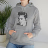 Elvis Presley Music Rock Roll | Unisex Hooded Hoodie Sweatshirt | Embrace Your Vibe | Calligram Word Design