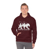 Bear Always Take Scenic Route | Unisex Hooded Hoodie Sweatshirt | Embrace Your Vibe