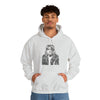 Kurt Cobain | Unisex Hooded Hoodie Sweatshirt | Embrace Your Vibe | Calligram Word Design