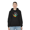 Chill Stitch –Tie-dye Peace Hand - Unisex Hooded Hoodie Sweatshirt – Embrace Your Vibe