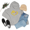 Butterflies Sunflower | Unisex Hooded Hoodie Sweatshirt | Embrace Your Vibe