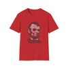 Abraham Lincoln | Unisex Soft Style Tee T-Shirt | Embrace Your Vibe | Calligram Word Design