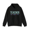 Teacher Life Sweatshirt | Teaching Love Inspire Care Educator | Unisex Hooded Hoodie Sweatshirt