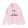 Bill Gates | Unisex Hooded Hoodie Sweatshirt | Embrace Your Vibe | Calligram Word Design