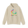 Hippie Sweatshirt | Soul Rainbow Color Wheel Splash | Unisex Hooded Hoodie Sweatshirt
