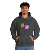 Doughnut Barbell Foodie Sweatshirt | Abstract Unisex Hooded Hoodie Sweatshirt