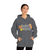 Chill Stitch – Radiate Positivity - Unisex Hooded Hoodie Sweatshirt – Embrace Your Vibe
