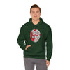 Jason Friday Halloween | Unisex Hooded Hoodie Sweatshirt | Embrace Your Vibe | Calligram Word Design