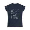 Just Breath Shirt | Dandelion Relaxation | Women's Soft style Tee T-Shirt