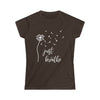 Just Breath Shirt | Dandelion Relaxation | Women's Soft style Tee T-Shirt