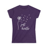 Just Breath Shirt | Dandelion Relaxation | Women's Soft style Tee T-Shirt
