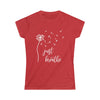Just Breath Shirt | Dandelion Relaxation | Women's Soft style Tee T-Shirt