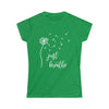 Just Breath Shirt | Dandelion Relaxation | Women's Soft style Tee T-Shirt