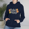 Chill Stitch – Radiate Positivity - Unisex Hooded Hoodie Sweatshirt – Embrace Your Vibe