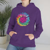 Chill Stitch – Girl Power Tie-Dye - Unisex Hooded Hoodie Sweatshirt – Embrace Your Vibe