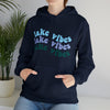 Lake Sweatshirt | Vibes Waves Beach Life | Unisex Hooded Hoodie Sweatshirt