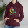 Hippie Sweatshirt | Soul Rainbow Color Wheel Splash | Unisex Hooded Hoodie Sweatshirt