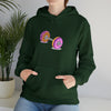 Doughnut Barbell Foodie Sweatshirt | Abstract Unisex Hooded Hoodie Sweatshirt