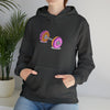 Doughnut Barbell Foodie Sweatshirt | Abstract Unisex Hooded Hoodie Sweatshirt