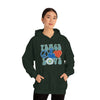 Chill Stitch – Peace & Love - Unisex Hooded Hoodie Sweatshirt – Embrace Your Vibe